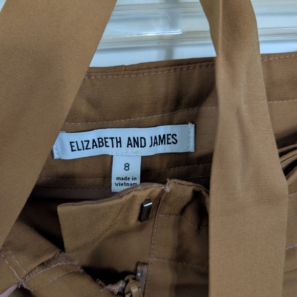 Elizabeth and James Camel Two-Piece Pantsuit - Picture 7 of 8